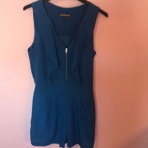 Royal blue romper